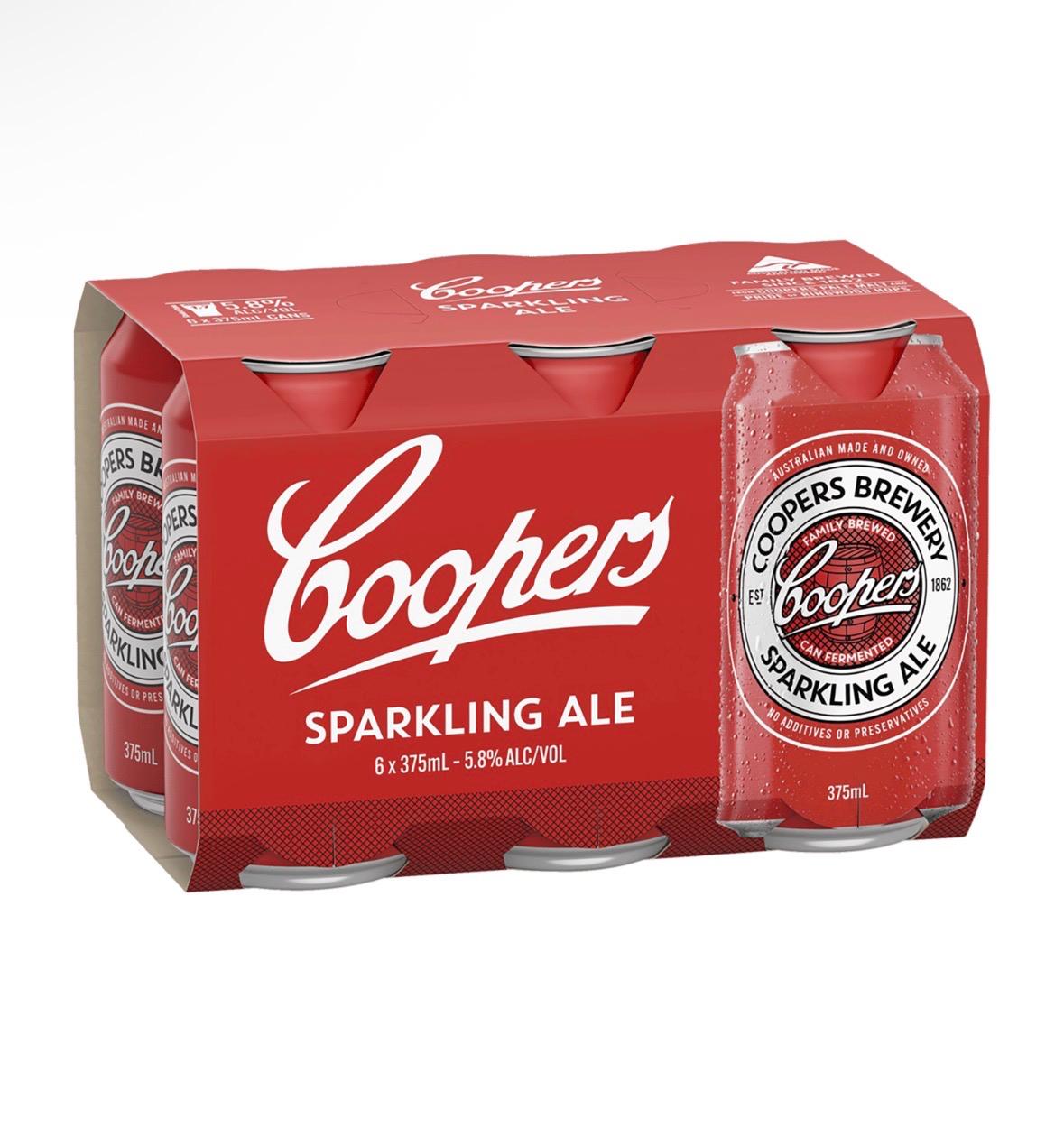 Coopers Sparkling Ale Cans 375ml